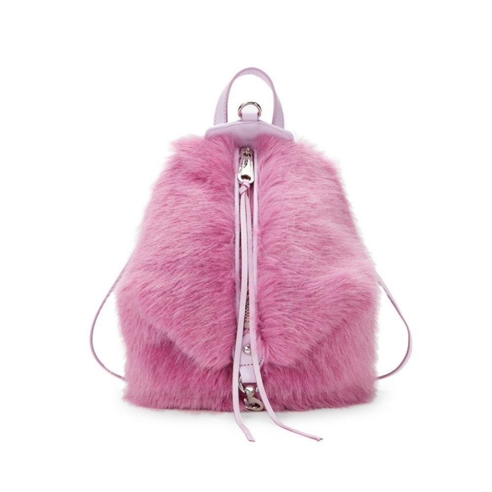 Faux Fur Convertible Mini Julian Backpack